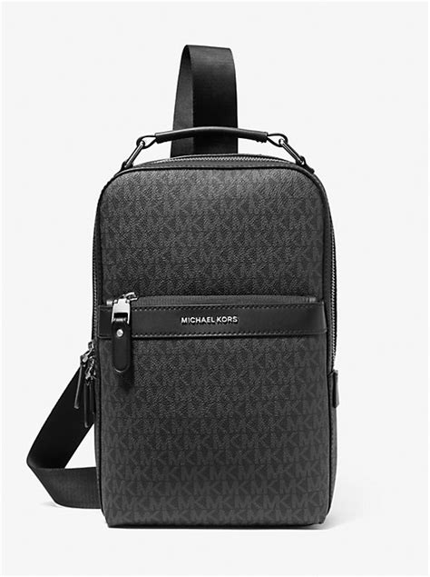 michael kors mens hudson sling pack|michael kors belt bag original.